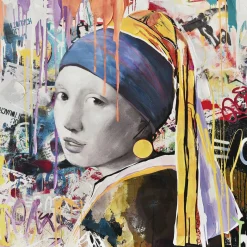 Clearance Gemälde PERLEN-MÄDCHEN Originalbilder