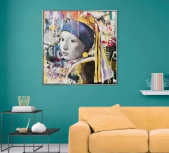 Clearance Gemälde PERLEN-MÄDCHEN Originalbilder