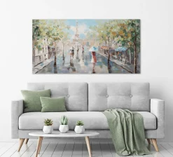 Best Gemälde SPAZIERGANG IN PARIS Originalbilder