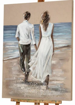 Gemälde VERLIEBT AM STRAND Originalbilder|Bilder