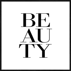 Outlet Gerahmtes Bild BEAUTY Holzbilder