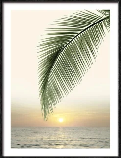 Discount Gerahmtes Bild JUNGLE LEAVES Holzbilder