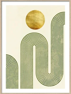 Discount Gerahmtes Bild SHAPES OF THE Holzbilder