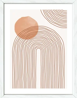 Sale Gerahmtes Bild SHAPES XI Holzbilder