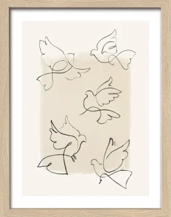 Gerahmtes Bild SHAPES XII Holzbilder