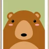 New Gerahmtes-Bild KLEINER BÄR II Holzbilder