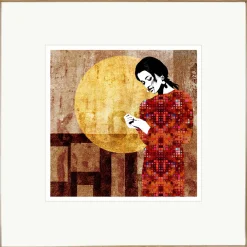 Discount Gerahmtes-Bild SONNENLIEBE Holzbilder