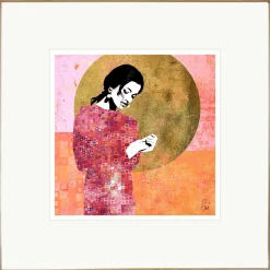 Gerahmtes-Bild SONNENLIEBE Holzbilder