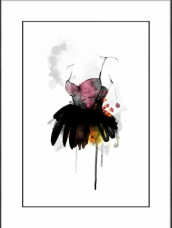 Sale Gerahmtes-Bild THE DRESS Holzbilder