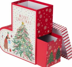 Geschenkbox MERRY CHRISTMAS Geschenkpapier|Geschenkartikel