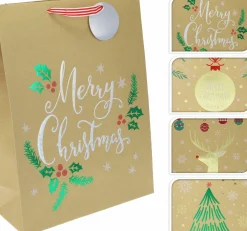 Hot Geschenktasche KRAFT Geschenkpapier|Taschen & Börsen