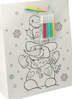 Best Geschenktasche zum Ausmalen Geschenkpapier|Taschen & Börsen