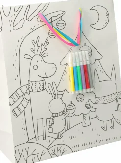 Best Geschenktasche zum Ausmalen Geschenkpapier|Taschen & Börsen