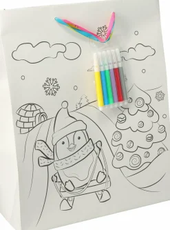 Best Geschenktasche zum Ausmalen Geschenkpapier|Taschen & Börsen