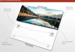 Sale Glasbild BERGSEE III Glasbilder