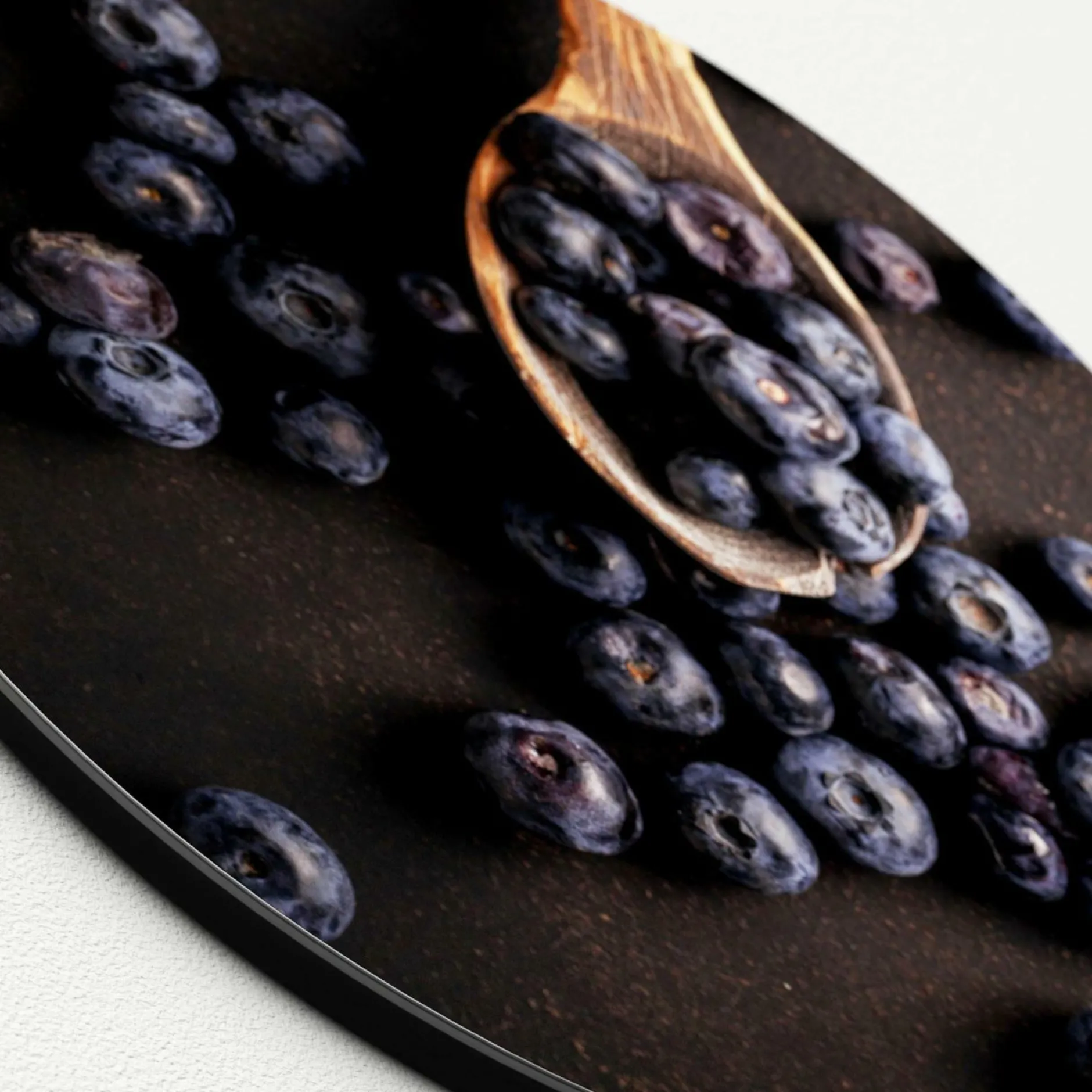 Glasbild BLAUBEEREN Glasbilder