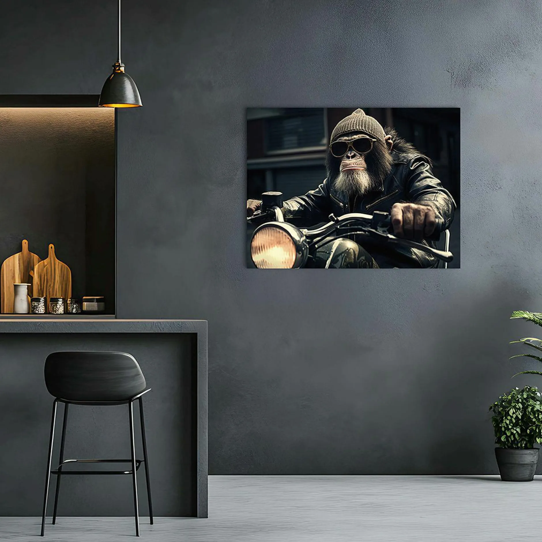 Sale Glasbild COOL RIDER Glasbilder|Bilder