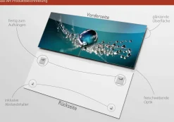 Clearance Glasbild DROP ON WATER Glasbilder