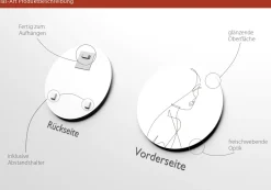 New Glasbild FACE LINES I Glasbilder