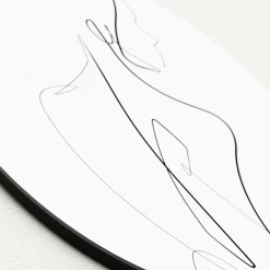 Clearance Glasbild FACE LINES II Glasbilder