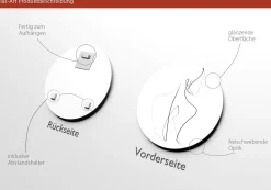 Clearance Glasbild FACE LINES II Glasbilder