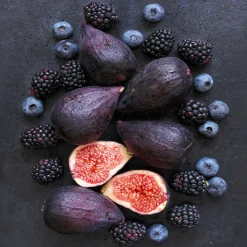 Best Glasbild FEIGEN UND BEEREN Glasbilder