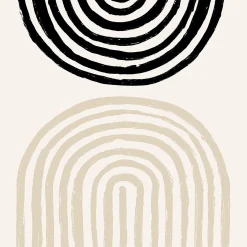 New Glasbild GEOMETRIC SHAPES II Glasbilder