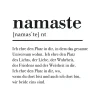 Hot Glasbild NAMASTE II Glasbilder