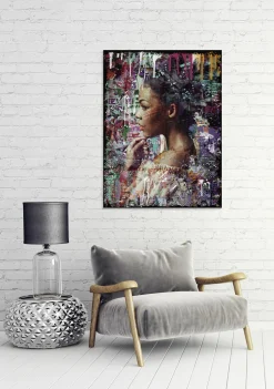 Hot Glasbild SCHÖNE IM FARBENREGEN Glasbilder