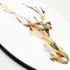 Online Glasbild WATERCOLOURED DEER Glasbilder