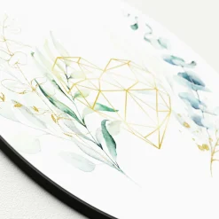 New Glasbild WATERCOLOURED LEAVES Glasbilder