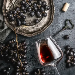 Online Glasbild WEIN UND TRAUBEN Glasbilder