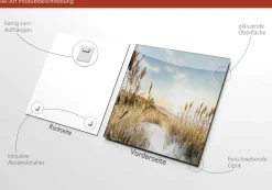 Online Glasbild WILDER STRAND III Glasbilder