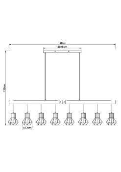 Outlet Hängeleuchte PRISKA Pendelleuchten|Pendelleuchten