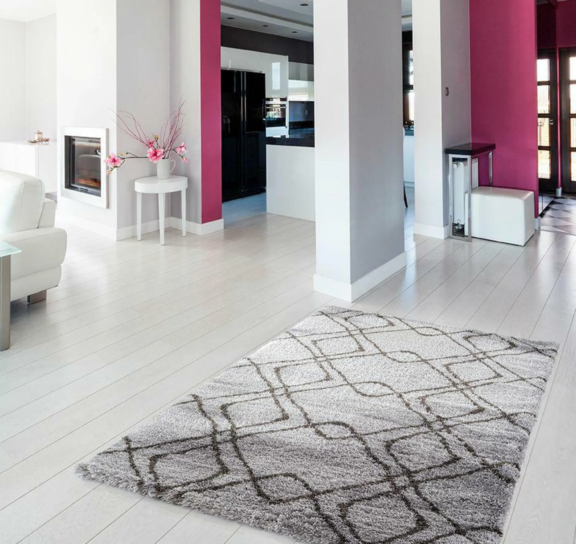 Discount Hochflorteppich PEARL Langflor Teppiche