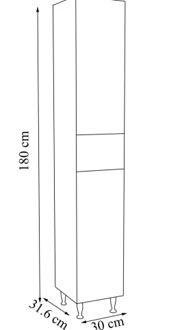 Outlet Hochschrank SILORA Hochschränke|Bad-Hochschränke