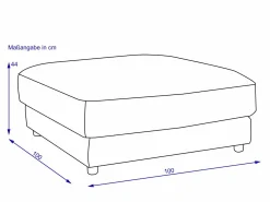 Hocker medium CAVALLI PLUS Hocker & Sitzwürfel|Hocker