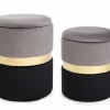 Sale Hocker POLINA 2er Set Hocker & Sitzwürfel|Hocker