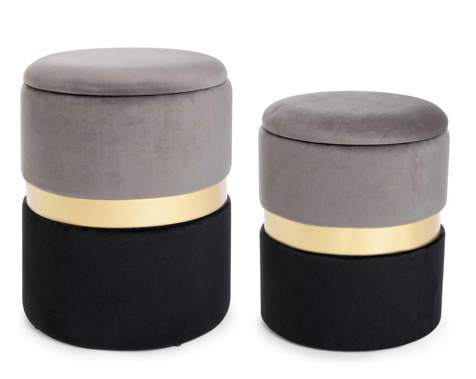 Sale Hocker POLINA 2er Set Hocker & Sitzwürfel|Hocker
