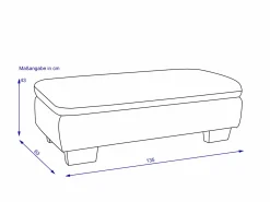 Online Hocker XXL aufklappbar MARGO Hocker|Hocker