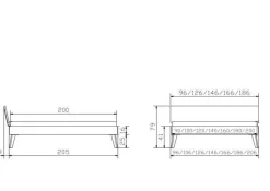 Hot Holzbett ANCONA Holzbetten