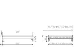 Online Holzbett ANCONA Betten|Holzbetten