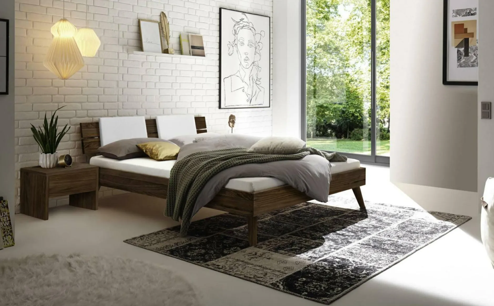 Online Holzbett ORTONA Holzbetten