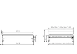 Best Holzbett ORTONA Betten|Holzbetten