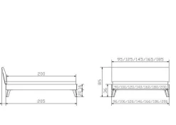 Best Holzbett PESARO Holzbetten