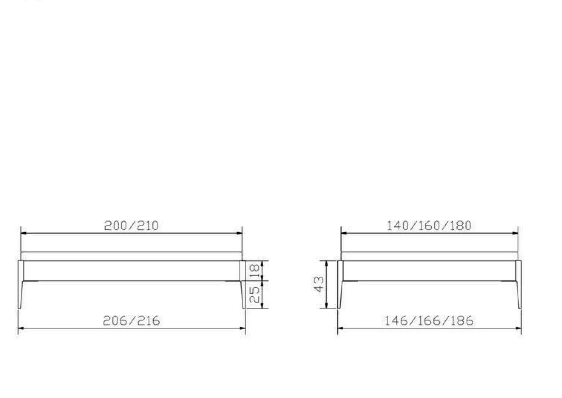 Holzbett PIEVE Betten|Holzbetten