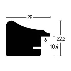 Sale Holz-Wechselrahmen derby Bilderrahmen