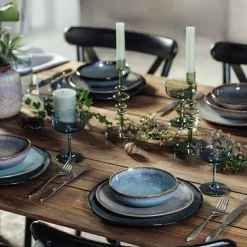 New Kaffeeservice LAVE GRIS Geschirr|Gedeckter Tisch