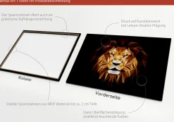 New Keilrahmenbild ABSTRACT ANIMAL Keilrahmenbilder|Kunstdrucke