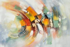 Clearance Keilrahmenbild BUNTE WELLE Keilrahmenbilder|Originalbilder